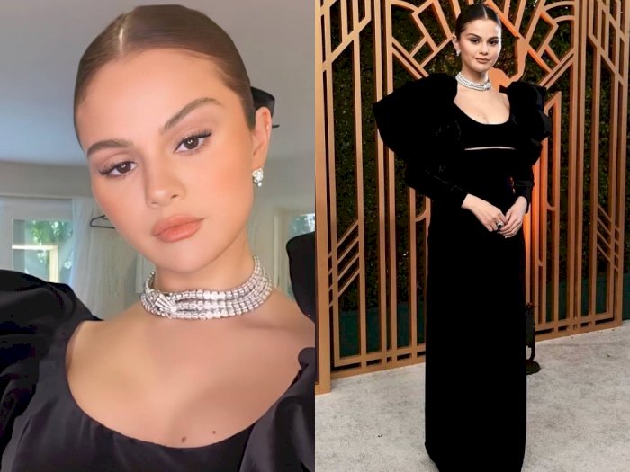 Momen Selena Gomez Nyeker Bacakan Nominasi SAG Awards 2022, Terpeleset di Red Carpet