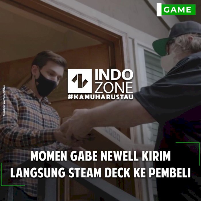 Momen Gabe Newell Kirim Langsung Steam Deck ke Pembeli