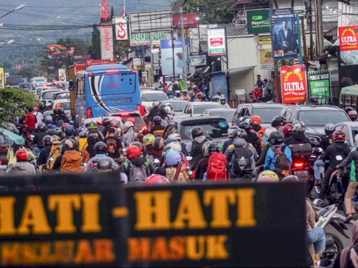 Macet Total di Puncak Bogor Kemarin, Mabes Polri Bilang Gini