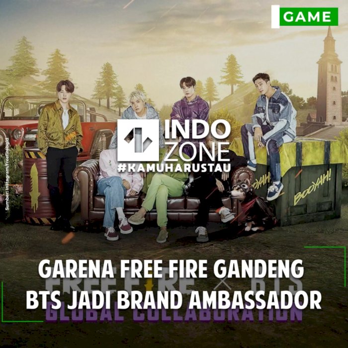 Garena Free Fire Gandeng BTS Jadi Brand Ambassador