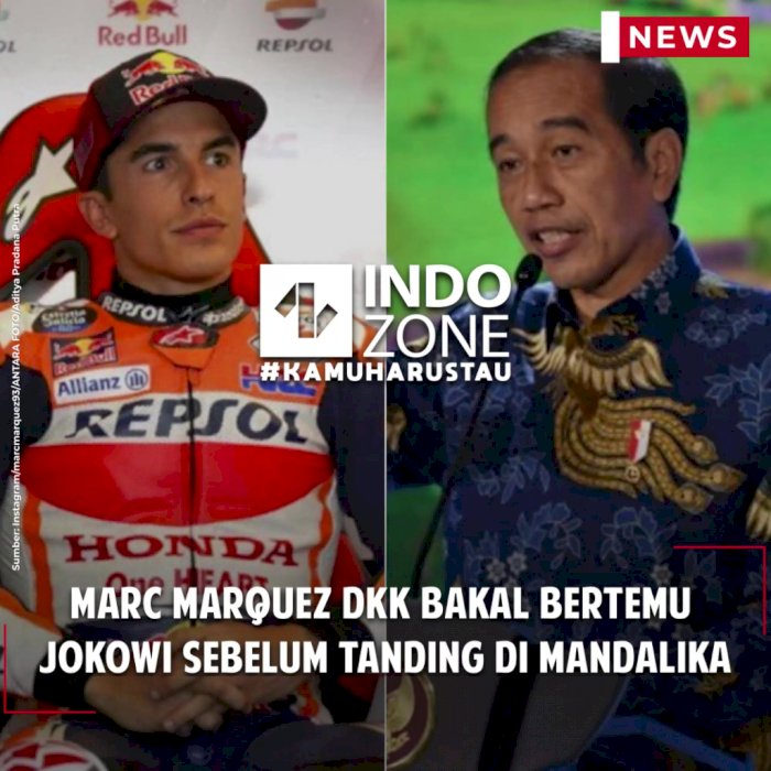 Marc Marquez dkk Bakal Bertemu Jokowi Sebelum Tanding di Mandalika