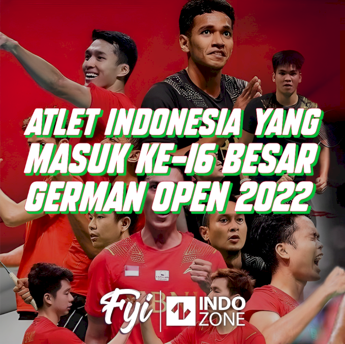 Atlet Indonesia Yang Masuk Ke-16 Besar German Open 2022