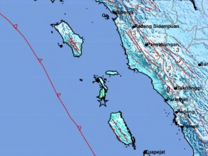 Gempa M 6,7 Guncang Nias Selatan, Tidak Berpotensi Tsunami, Ganggu Sinyal Komunikasi