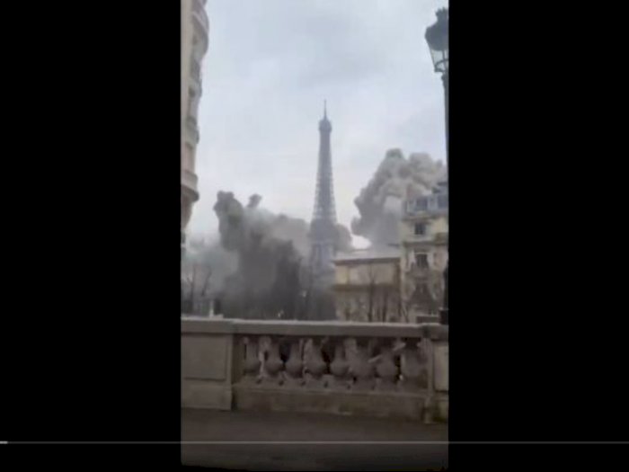 Ukraina Rilis Video Paris Diserang, Zelensky: Jika Kami Jatuh, Anda Jatuh