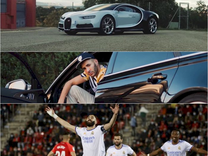 Bermain di Real Madrid, Karim Benzema Banyak Beli Mobil: Bugatti Chiron Terindah