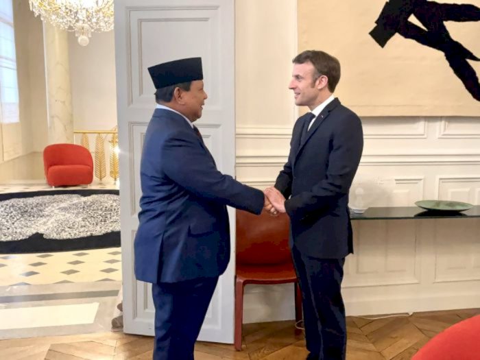 Saat Jokowi Jamu Pembalap MotoGP, Prabowo Temui Presiden Prancis Emmanuel Macron