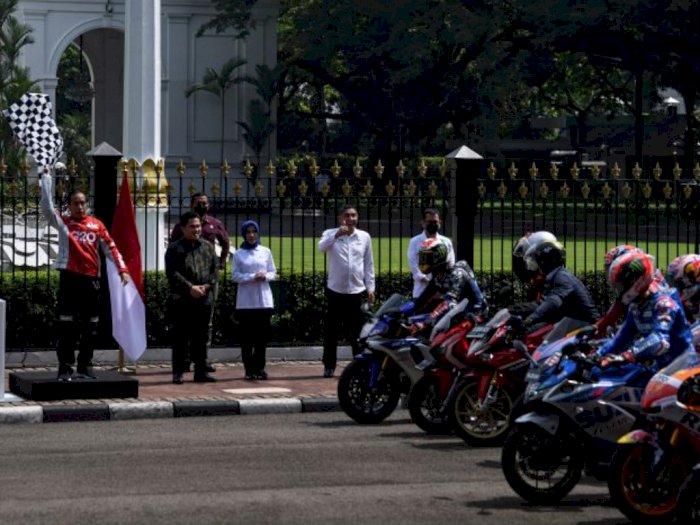 Presiden Jokowi Lemas Usai Lepas Pembalap MotoGP Parade, Penyebabnya Gak Boleh Naik Motor
