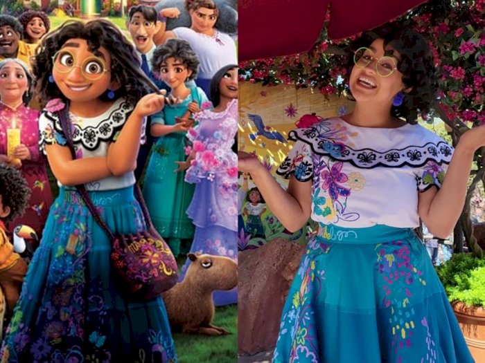 Jadi Favorit Penggemar, Karakter Mirabel di 'Encanto' Jadi Penyambut Tamu di Disneyland