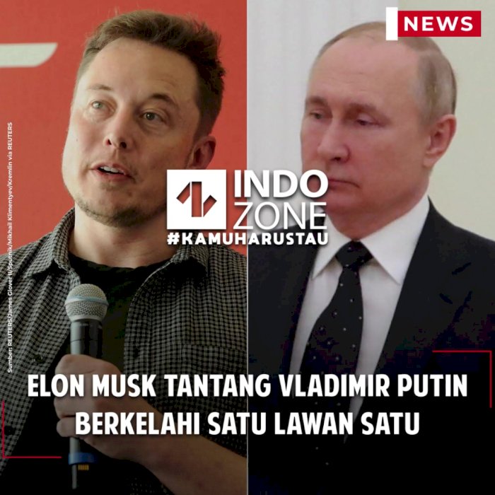 Elon Musk Tantang Vladimir Putin Berkelahi Satu Lawan Satu