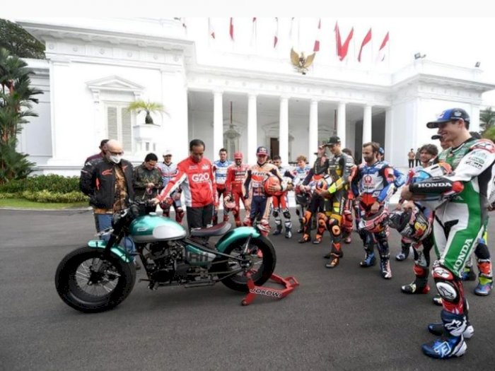 Pamer Motor, Jokowi: Tidak Sekeren Milik Pembalap MotoGP, Tapi...