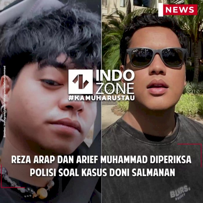Reza Arap dan Arief Muhammad Diperiksa Polisi Soal Kasus Doni Salmanan