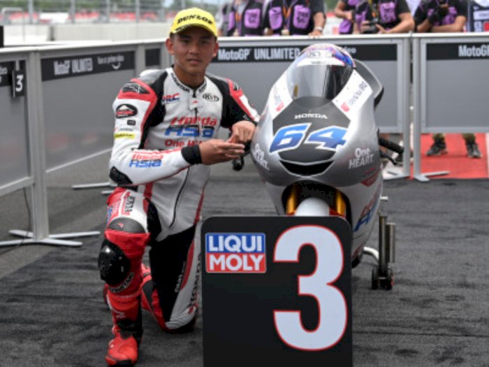 Moto3 Mandalika 2022: Mario Aji Kunci Start Baris Terdepan