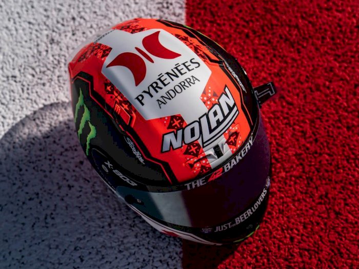 Makna Batik Kawung seperti pada Helm Pembalap MotoGP Alex Rins
