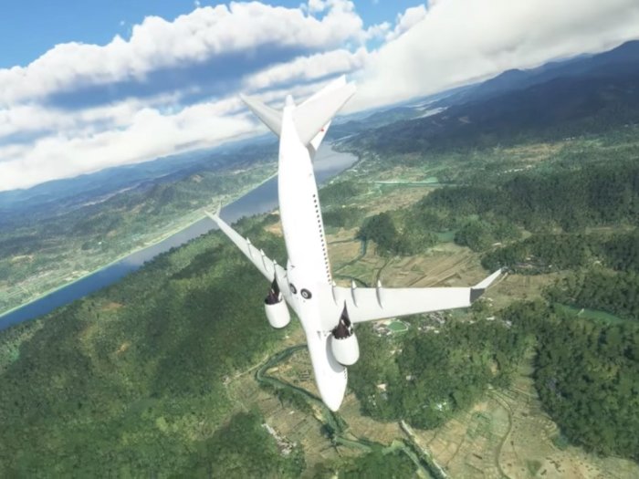 Detik-detik Penampakan Pesawat China Eastern Jatuh, Menukik Vertikal Moncong ke Bawah