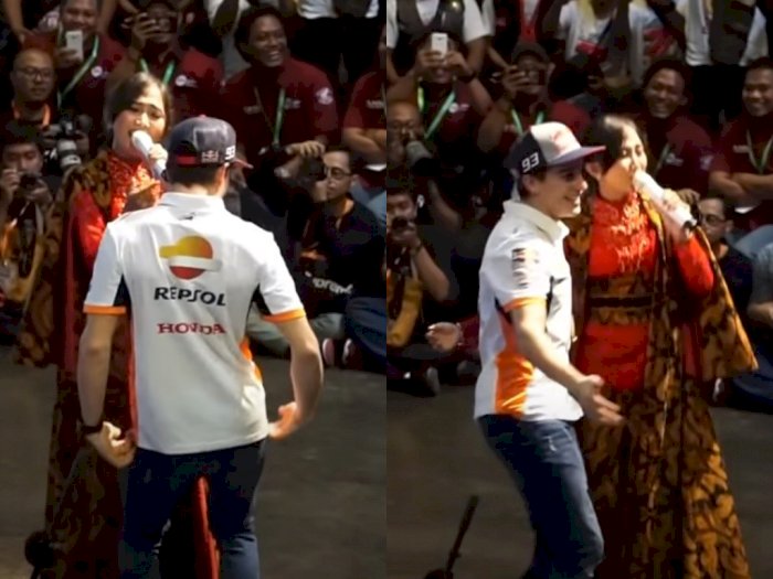 Viral Video Marc Marquez Joget Dangdut di Pembukaan MotoGP Mandalika, Ternyata Hoaks