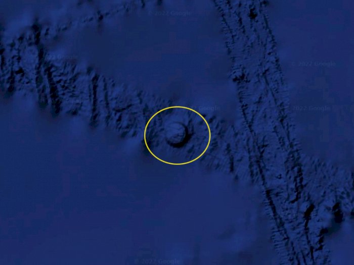 Misteri Bentuk Lingkaran di Bawah Laut dalam Gambar Google Earth Diduga Alien, Benarkah?