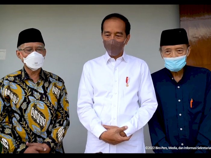 Buya Syafii Sempat Alami Serangan Jantung, Jokowi: Alhamdulillah Beliau saat Ini Sehat