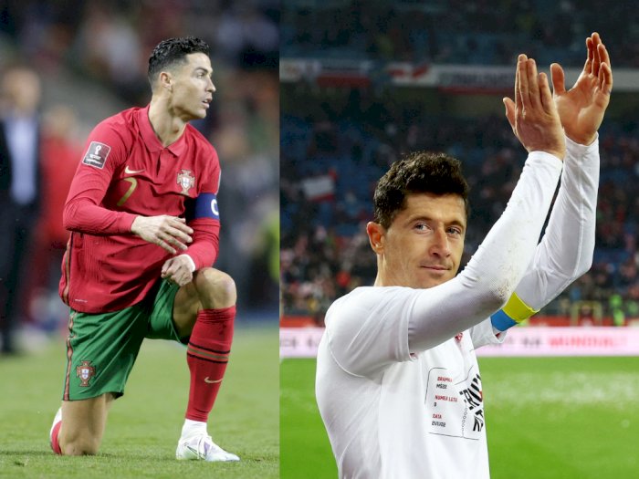 Ronaldo dan Lewandowski Siap Tampil di Piala Dunia 2022, Ibrahimovic dan Mo Salah Absen