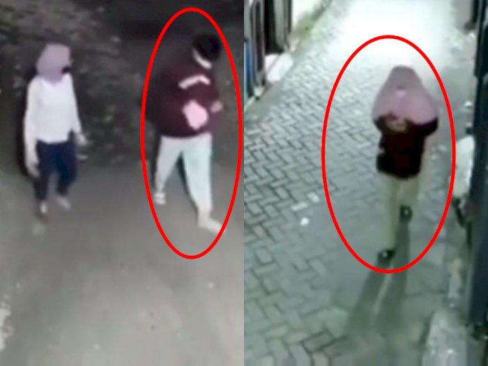 Viral Lelaki Berjilbab Jemput Cewek Tengah Malam, Aksinya Terekam CCTV Pukul 00.34