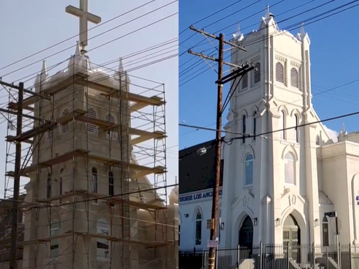 Dulu Gereja, Masjid At-Thohir di Los Angeles Dibangun Tanpa Diubah Struktur Bangunannya