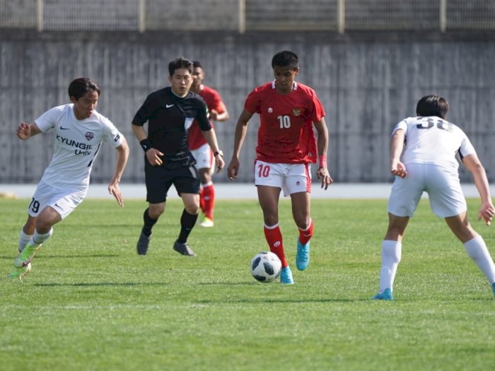 Timnas U-19 Menang 2-1 atas Tim Kampus Korea, Shin Tae-yong Ngaku Puas dengan Hasilnya