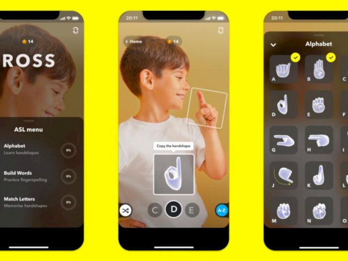 Snapchat Hadirkan Filter Khusus Ajak Pengguna Belajar Bahasa Isyarat