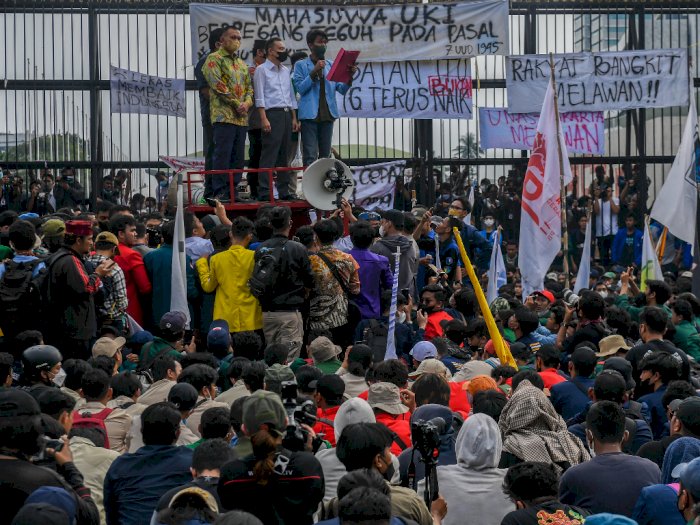 Kapolri Akui Ada Elemen Lain Dalam Demo Mahasiswa di Gedung DPR
