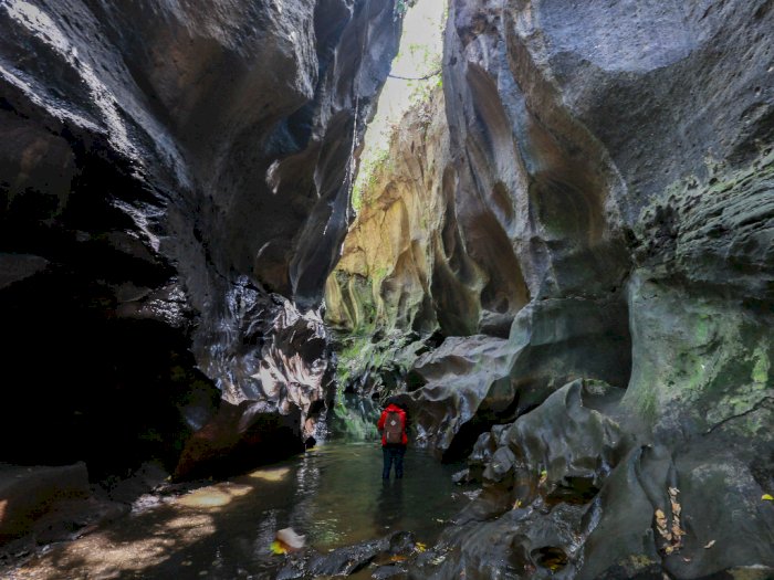 Harus Jalan Kaki 700 Meter untuk Sampai ke Hidden Canyon Of Beji, Bali 