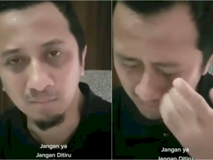 Viral Video Ustaz Yusuf Mansur Nangis, Netizen Bilang Seperti Orang Depresi