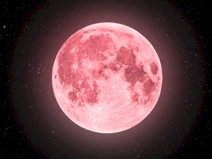 Malam Ini Kamu Bisa Melihat Pink Moon, Bulan Purnama Berwarna Merah Jambu