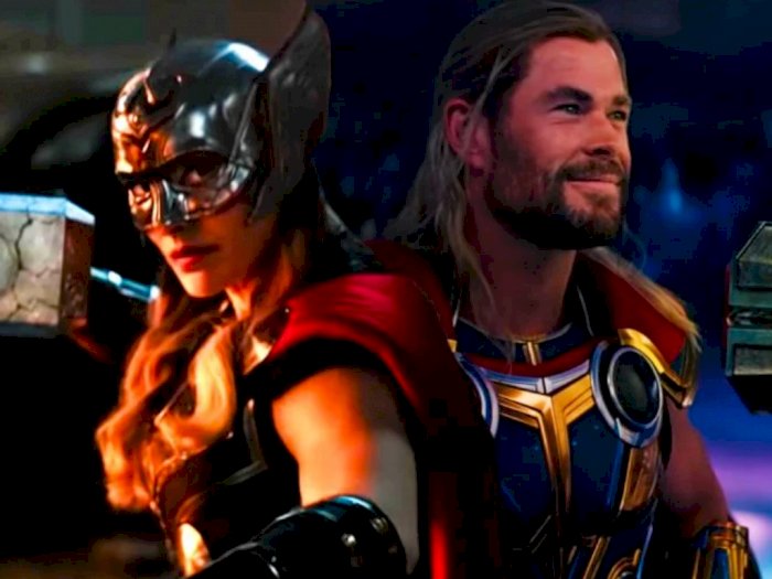 Trailer 'Thor: Love & Thunder' Rilis, Penampakan  Natalie Portman sebagai The Mighty Thor