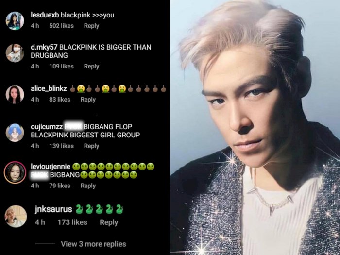 T.O.P BIGBANG Dihujat Habis-habisan oleh Fans BLACKPINK Karena Postingan Ini