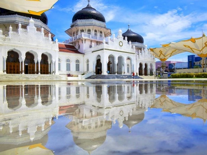 Fakta Masjid Baiturrahman Aceh yang Tetap Kokoh Meski Diterjang Tsunami Setinggi 30 Meter