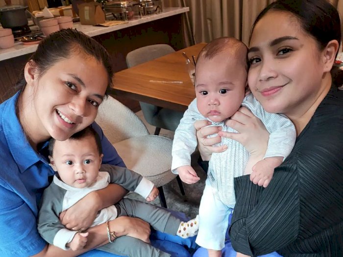 Potret Gigi dan Paula Gendong Anak Curi Perhatian Netizen: Duo Istri yang Gak Neko-neko