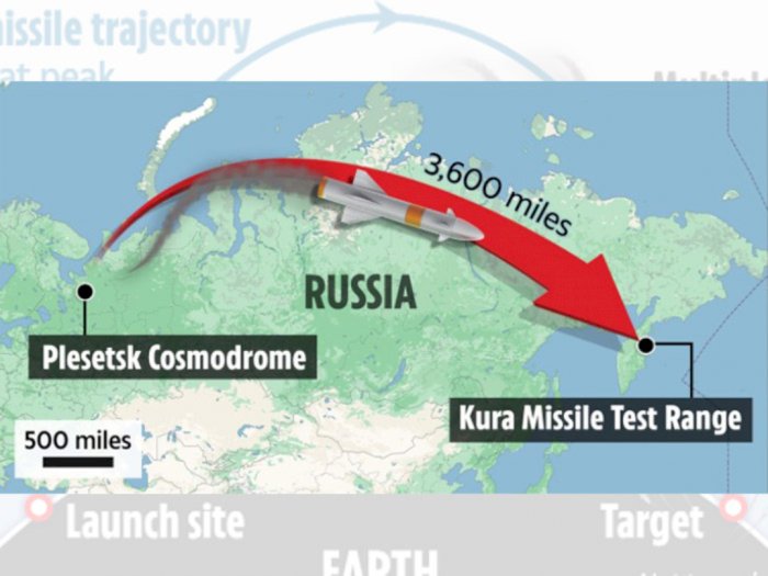 Peluncuran Rudal Sarmat Sukses, Setan dari Rusia Mampu Bawa Hulu Ledak Nuklir ke Barat