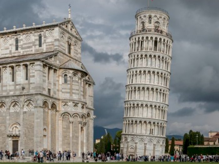 Posisinya Miring, Bagaimana Menara Pisa Mampu Bertahan Tegak dari Guncangan Gempa Bumi? 