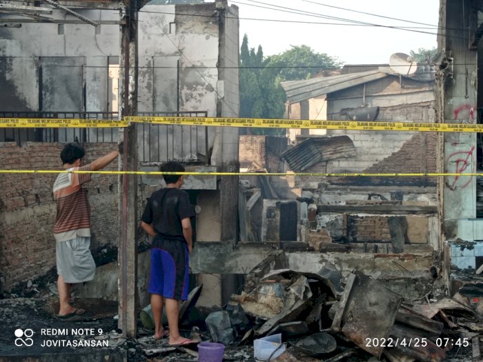 Pasar Gembrong Kebakaran Hebat, 90 Rumah Warga dan 25 Kios Ludes Dilalap Api 