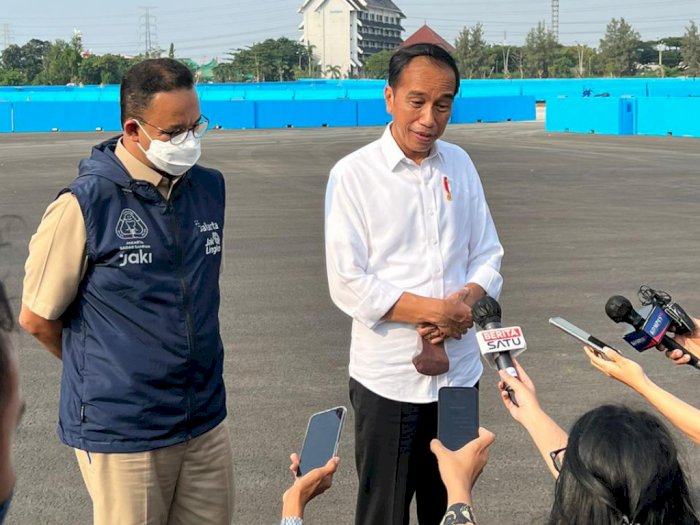 Jokowi Dikawal Anies Tinjau Sirkuit Formula E, Gerindra: Wajar-wajar Saja!