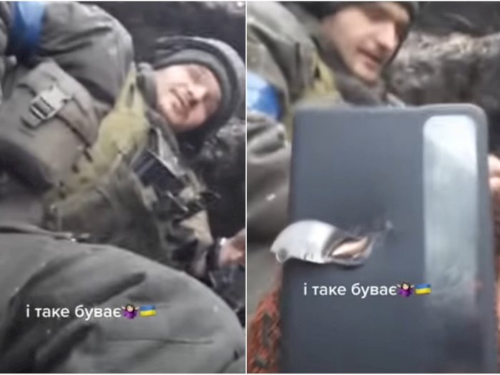 Viral! Tentara Ukraina Ini Nyaris Tewas Ditembak Tentara Rusia, Selamat Berkat Ponselnya