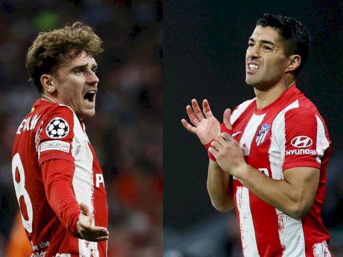 Bilbao vs Atletico: Simeone Dukung Griezmann dan Suarez Kembali ke Performa Terbaik