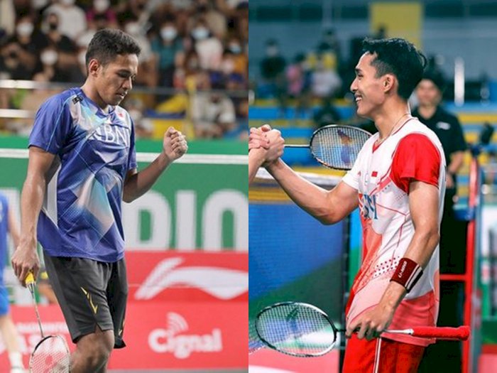 Duel Tunggal Putra Indonesia di Semifinal Kejuaraan Asia 2022: Chico vs Jojo