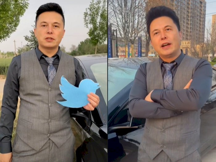 Viral Elon Musk 'KW' dari China, Tunjukkan Logo Twitter Sambil Bilang 'I Love You'