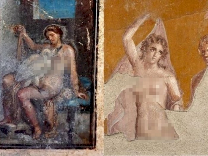 Karya Seni Romawi Cenderung Sensual, Kata Orang Pompeii: Seks Harus Dirayakan!