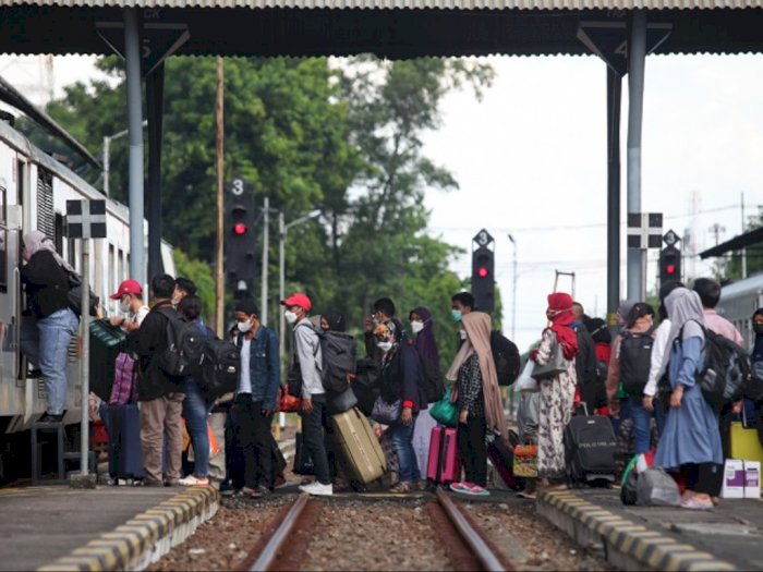 Hari Ini Sekitar 39.600 Pemudik akan Tiba di Jakarta dengan Kereta Api