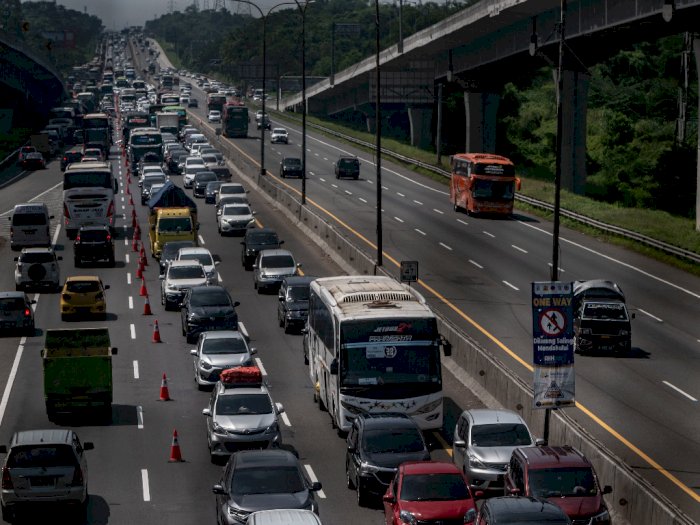 Volume Kendaraan Sudah Normal Jadi Alasan Polri Tutup Rekayasa Lalu Lintas Lebaran 2022
