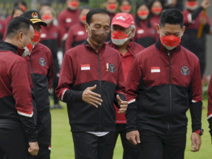 FOTO: Pelepasan Tim Indonesia ke SEA Games Vietnam oleh Presiden Jokowi