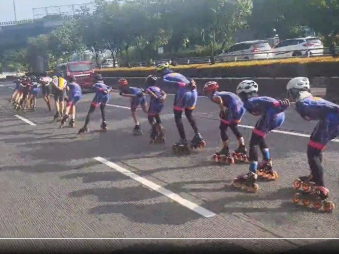 Heboh Komunitas Sepatu Roda Latihan di Jalan Raya, Perserosi DKI Akhirnya Minta Maaf