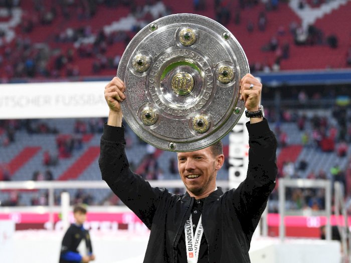 Perdana Angkat Trofi Bundesliga, Julian Nagelsmann Senang Bukan Main