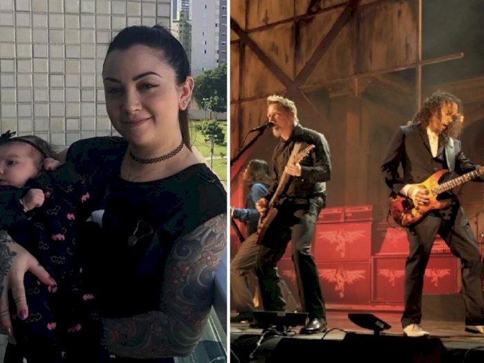 Wanita Ini Melahirkan Saat Nonton Konser Metallica, Lahirnya Diiringi 'Enter Sandman'