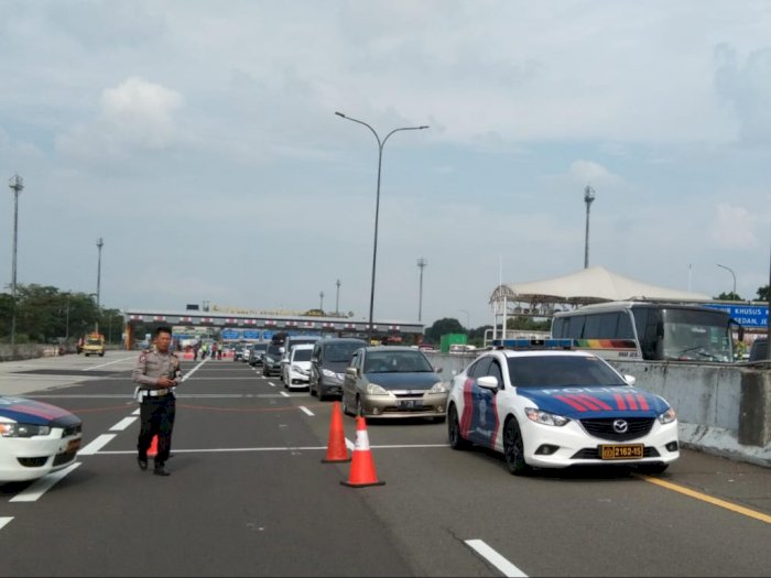 Ada Contraflow Lagi Nih di Tol Japek Km 70-Km 47 Imbas Lalin ke Jakarta Padat